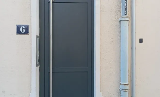 Porte acier extérieur sur mesure, Romans sur isère